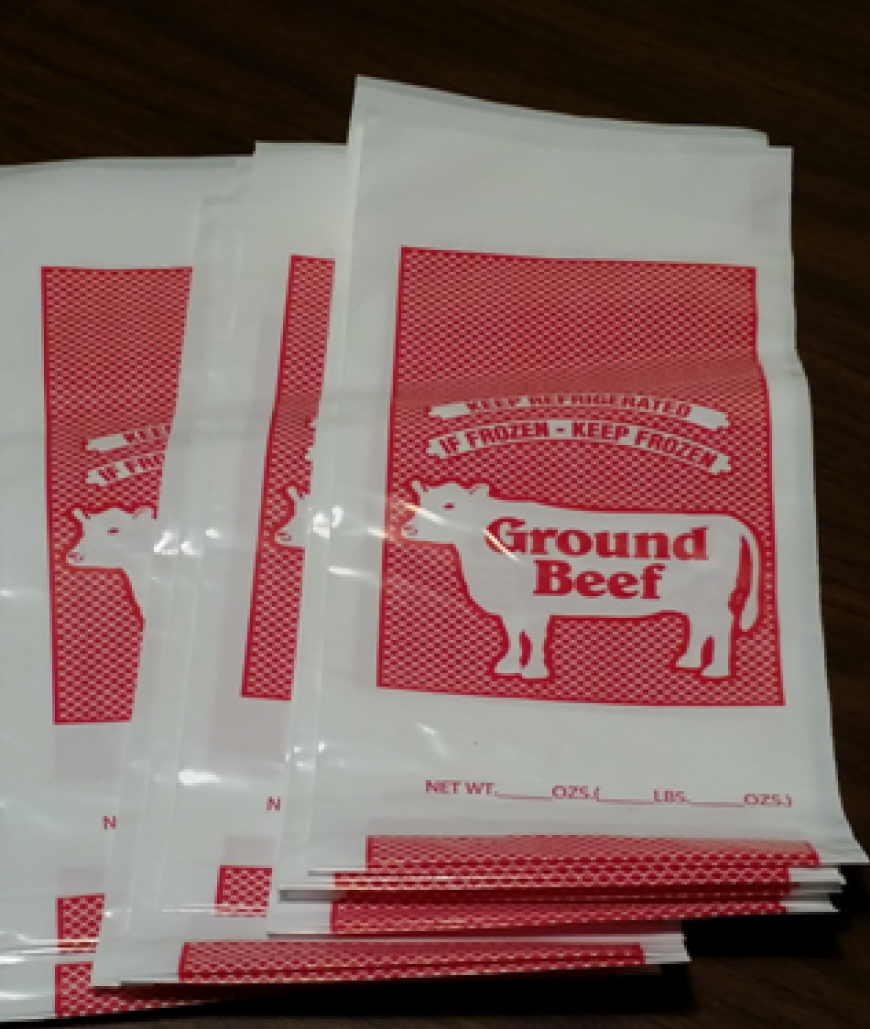 1lb Ground Beef Meat Bags